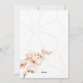 書モダンミニマル道Eid Mubarak写真 シーズンカード (裏面)