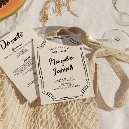 書モダン予測できな手を結婚加える 招待状