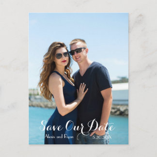 書モダン字の書き込み日付写真の保存 案内ポストカード