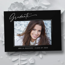 書モダン字エレガント墨書卒業