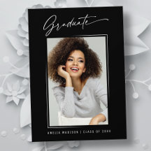 書モダン字エレガント墨書卒業