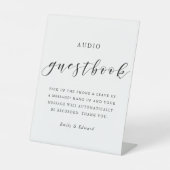 書モダン書結婚の電話帳 台座サイン (正面)