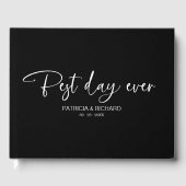 書モダン最高の道の日結婚前 ゲストブック (正面)