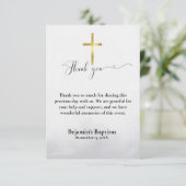 書モダン洗礼感謝していよ 招待状 (スタンド正面)