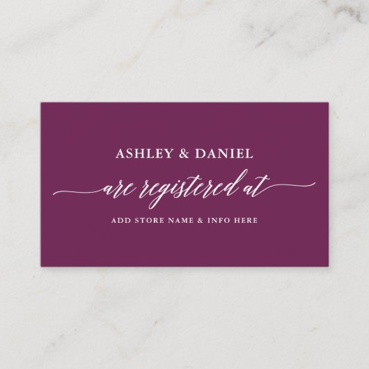 書モダン籍の登結婚録簿 エンクロージャーカード (正面)