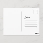 書モダン結婚したWeの得3結婚枚の写真 ポストカード (裏面)