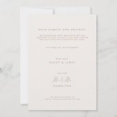 書モダン結婚したWe写真得の結婚写真 案内状 (裏面)