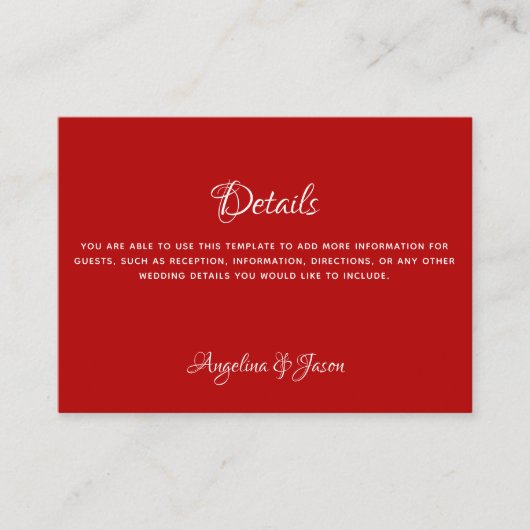 書モダン結婚エレガント書のエンクロージャカード エンクロージャーカード (正面)