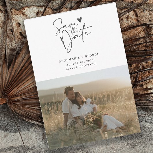 書モダン跡の写真 セーブザデート