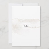 書モダン跡の写真 セーブザデート (裏面)