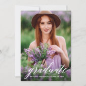 書モダン跡の大学院写真 案内状 (正面)