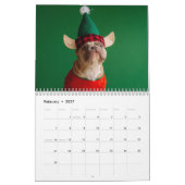 書モダン跡の新しい写結婚真 カレンダー (2月 2027)