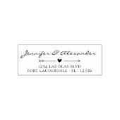 書モダン跡の結婚差出人住所 セルフインキングスタンプ (デザイン)