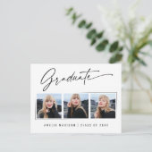 書モダン跡インクスクリプトアートフルグラード3写真 ポストカード (スタンド正面)