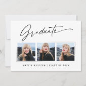 書モダン跡インクスクリプトアートフルグラード3写真 案内状 (正面)