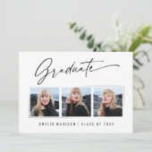 書モダン跡インクスクリプトアートフルグラード3写真 案内状 (スタンド正面)