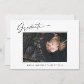 書モダン跡インクスクリプト3 Photo Grad 2面 案内状 (正面)