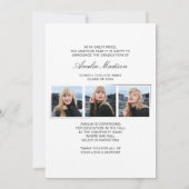 書モダン跡インクスクリプト4 Photo Grad両面 案内状 (裏面)