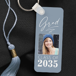 書モダン跡インクスクリプトGrad写真2面 キーホルダー