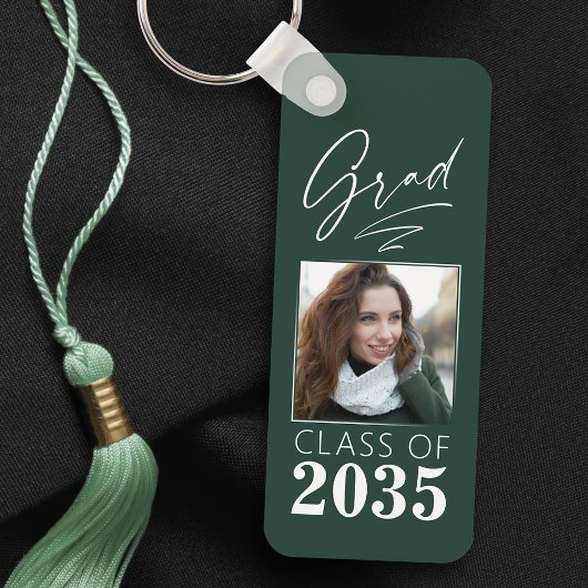 書モダン跡インクスクリプトGrad写真2面 キーホルダー