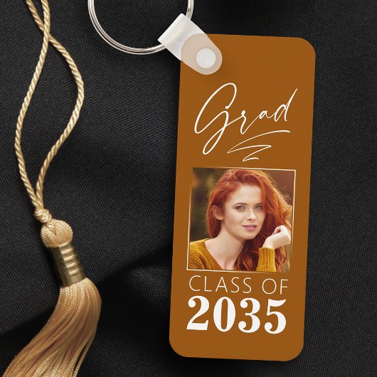 書モダン跡インクスクリプトGrad写真2面 キーホルダー