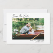 書モダン跡インクペンスクリプト写真 セーブザデート (正面)