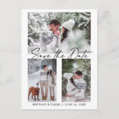 書モダン跡インク3写真データ保存日時 ポストカード (正面)