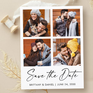 書モダン跡インク4写真の日付を保存 ポストカード