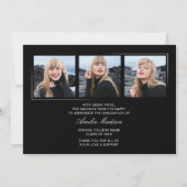 書モダン跡エレガント墨文字4 Photo Grad 案内状 (裏面)