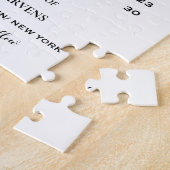 書モダン跡カレンダー非写真保存日 ジグソーパズル (側面)