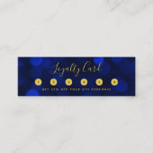 書モダン跡サファイアブルー《写真》ぼけ味灯 ロイヤリティカード (正面)