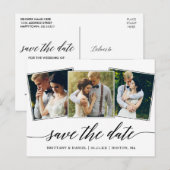 書モダン跡スクリプト3写真データの保存 ポストカード (正面/裏面)