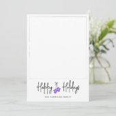 書モダン跡ミトン写真フラット シーズンカード (スタンド正面)