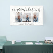 書モダン跡3写真の卒業 横断幕 (トレードショー)