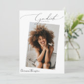 書モダン跡4写真の卒業 案内状 (スタンド正面)