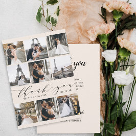 書モダン跡9写真部白抜き サンキューカード