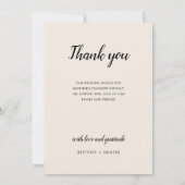 書モダン跡9写真部白抜き サンキューカード (裏面)