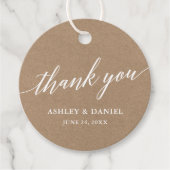 書モダン道ありがとうご結婚ざいます フェイバータグ (正面)