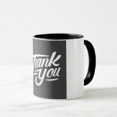 書モダン道ありがとう マグカップ (正面右)