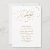 書モダン道のタイムレス座席表カード 招待状 (裏面)