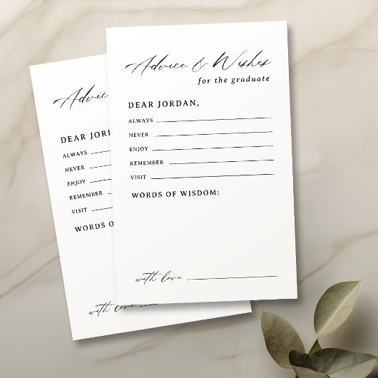 書モダン道の卒業アドバイス&ウィッシュ