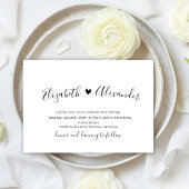 書モダン道の台本ハート全結婚体 招待状