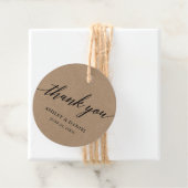 書モダン道の結婚ありがとうクラフト フェイバータグ (インサイチュ)