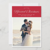 書モダン道の結婚休日の発表 シーズンカード (正面)