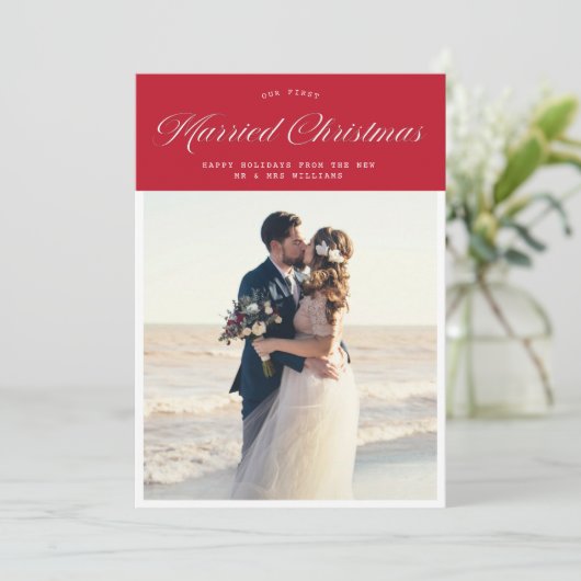 書モダン道の結婚休日の発表 シーズンカード (スタンド正面)