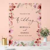 書モダン道の結婚歓迎 アクリルサイン (ウェディング)