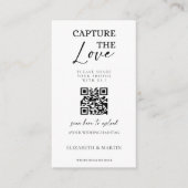 書モダン道は愛QRコードをキャプチャ エンクロージャーカード (正面)