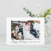 書モダン道グリーンインクスク結婚リプトの写真 シーズンカード (スタンド正面)