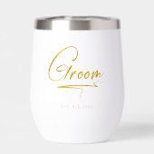 書モダン道グルーミング金ゴールドID1025 (背面)