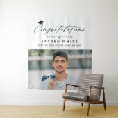 書モダン道シンプル写真卒業パーティー タペストリー (インサイチュ)